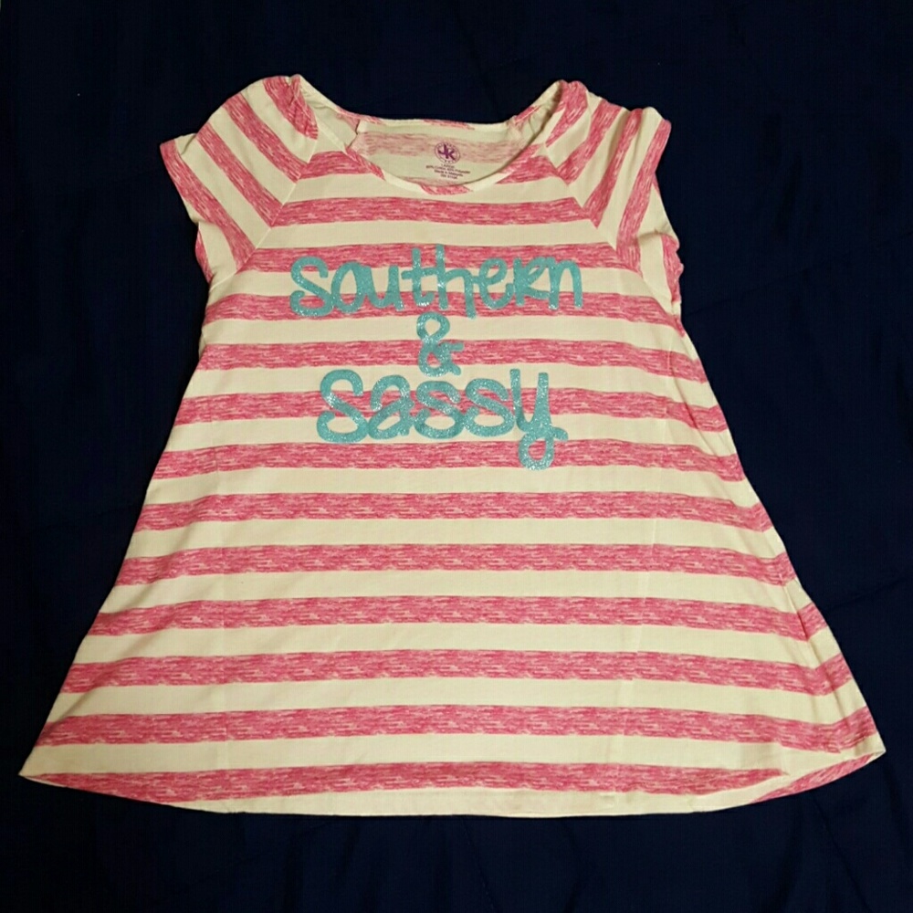 large girls capped sleeve top 105